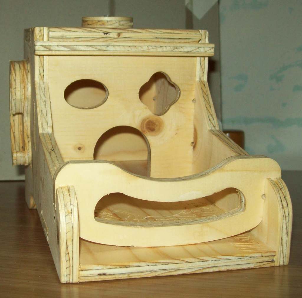 gioco montessoriano in legno per bambini, scatola imbucare