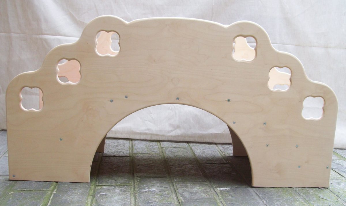 gioco montessoriano in legno per bambini, scala, ponte, scivolo