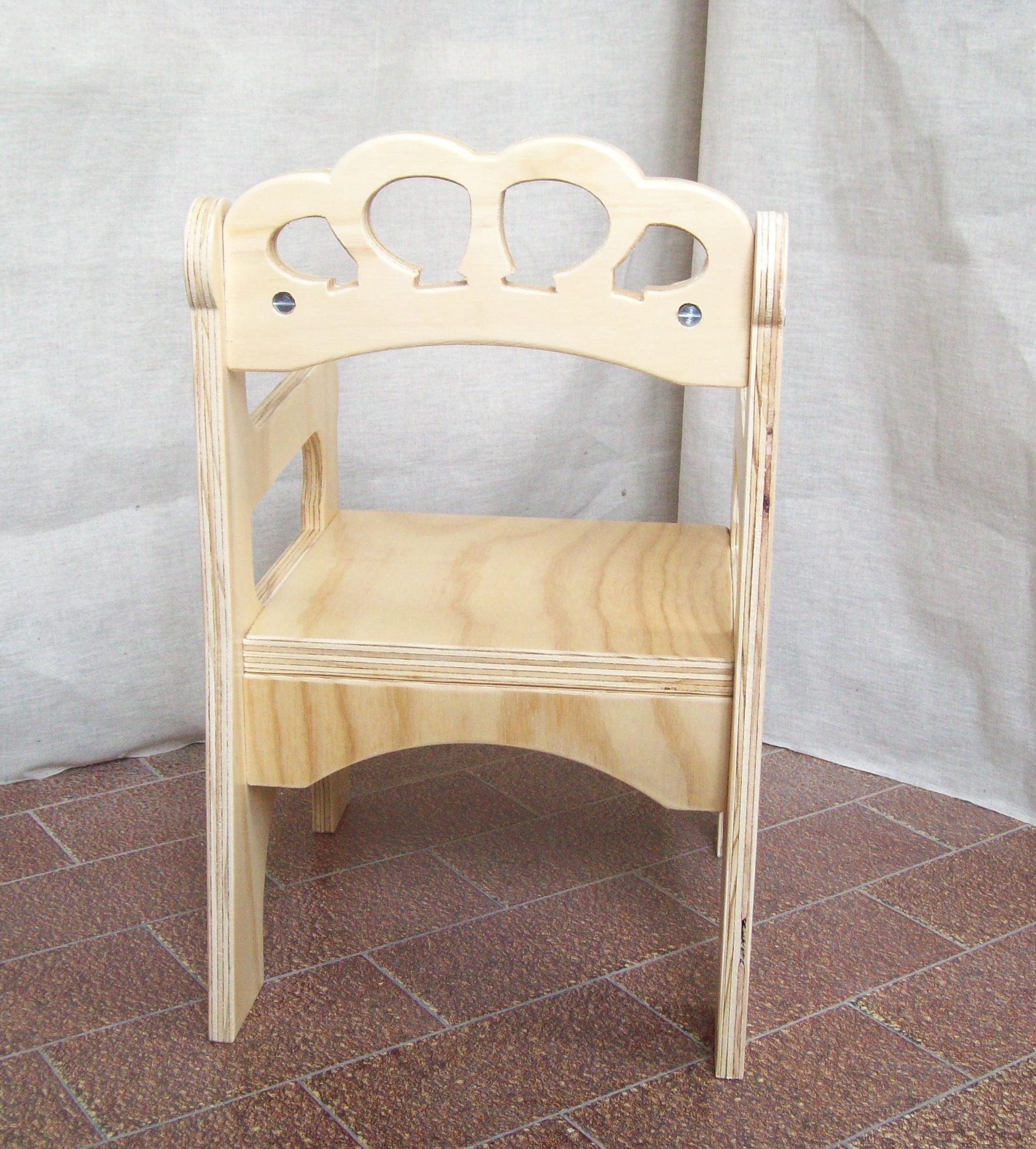 sedia per bambini - seggiolina in legno - seggiolina montessoriana