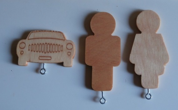portachiavi in legno personalizzabile